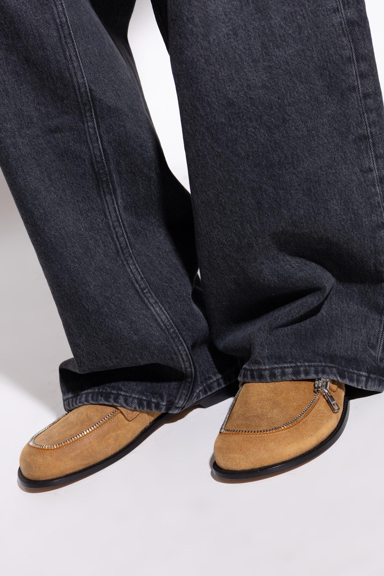 Jw Anderson Leather Shoes In Brown