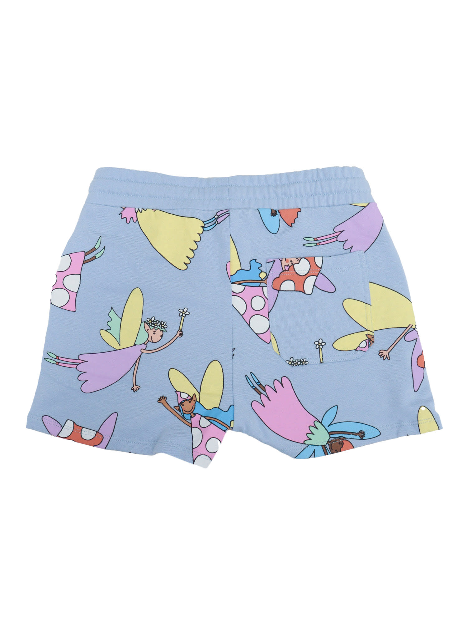 Stella Mccartney Jersey Shorts In Light Blue
