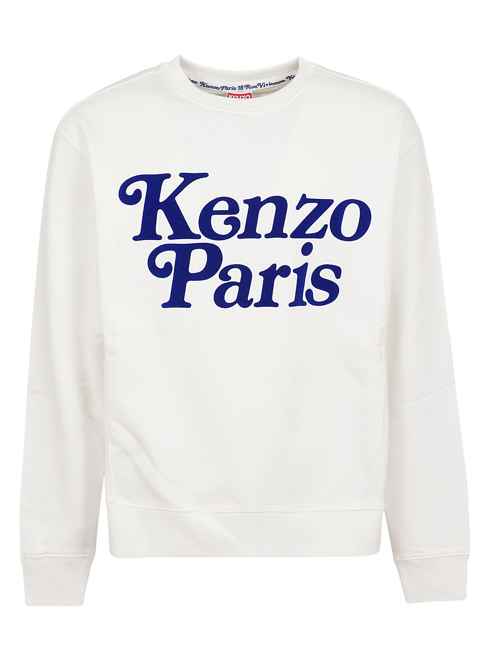 Shop Kenzo Sweatshirt In Off White