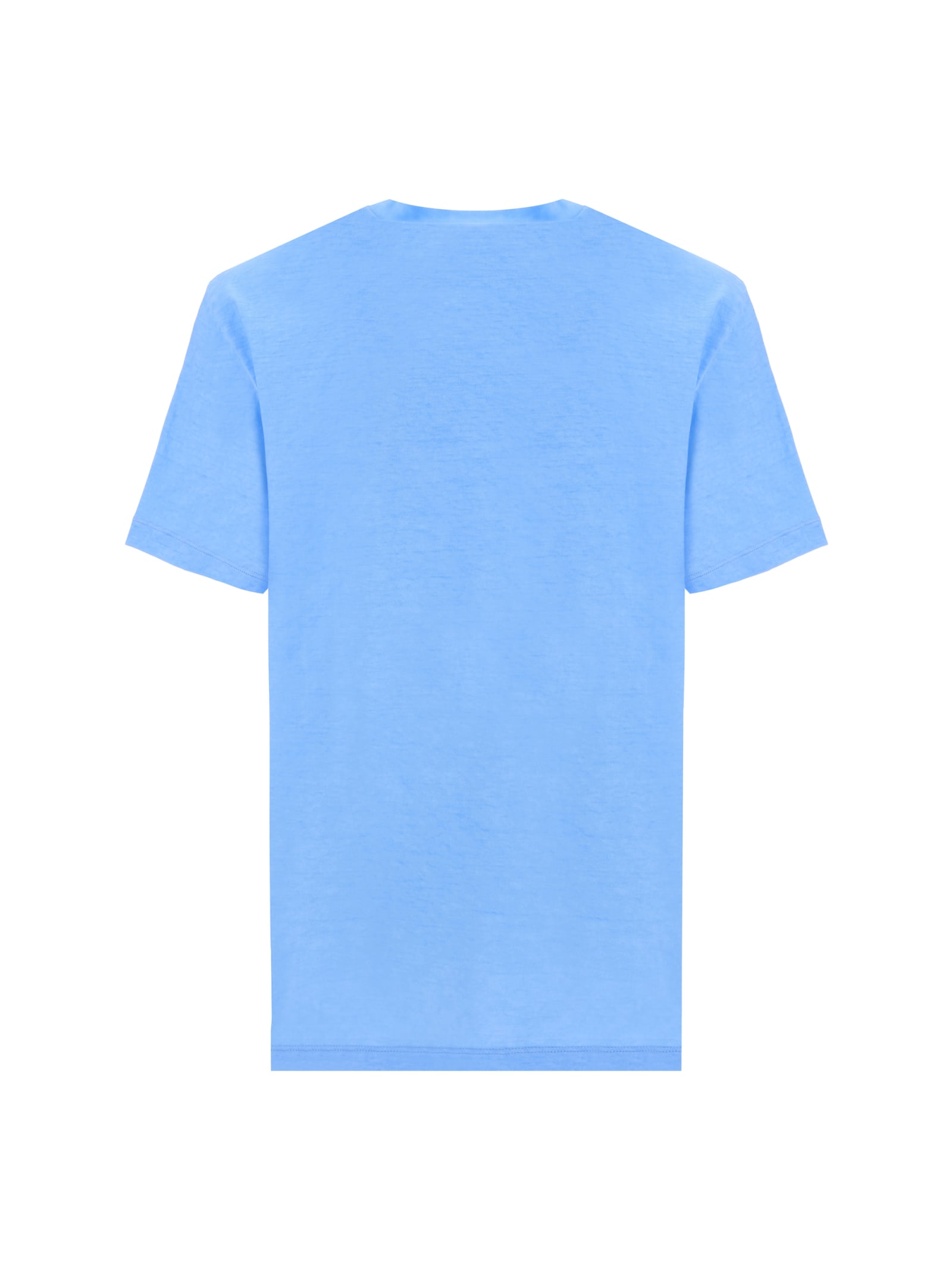 Shop Dsquared2 T-shirt In Clear Blue