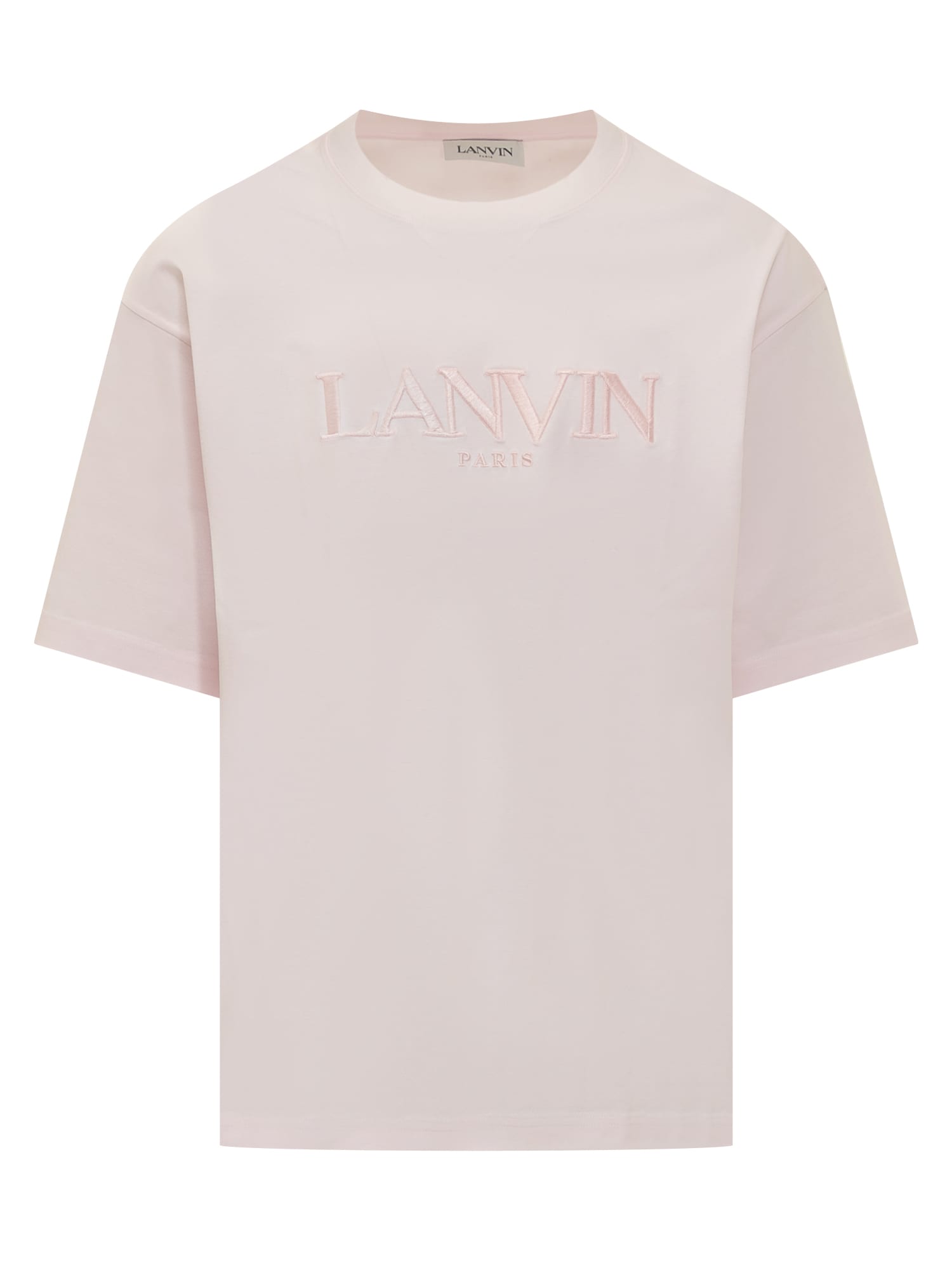 Shop Lanvin T-shirt With Logo In Pink 2
