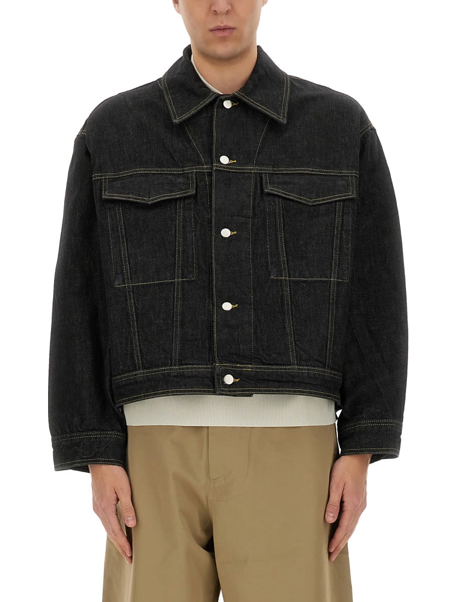 Studio Nicholson Klassische Jeansjacke In Black