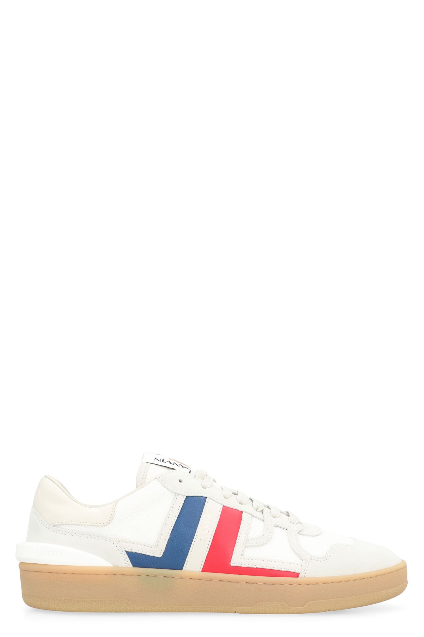 Shop Lanvin Clay Low-top Sneakers In White