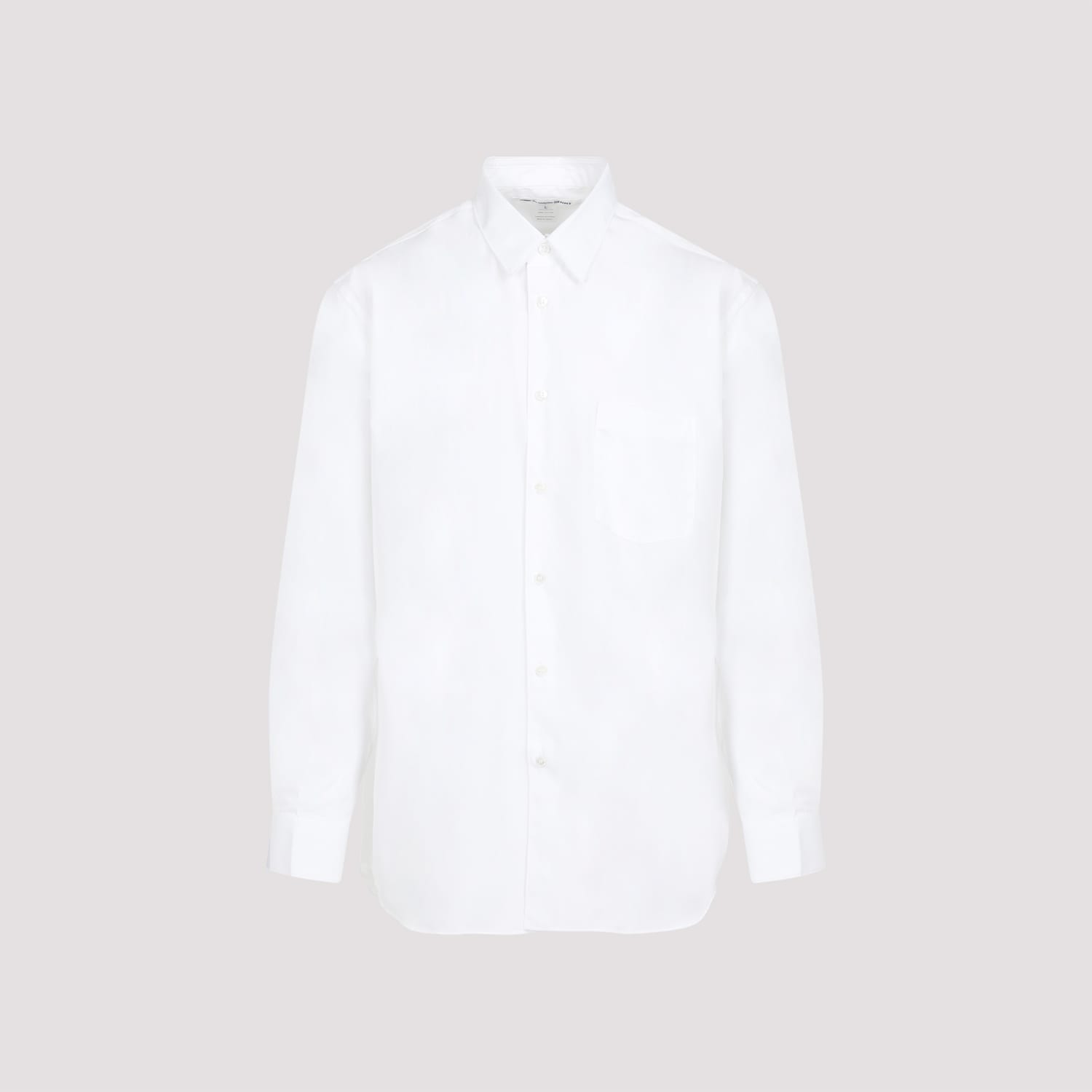 Shop Comme Des Garçons Shirt Comme Des Garçons Cotton Shirt In White