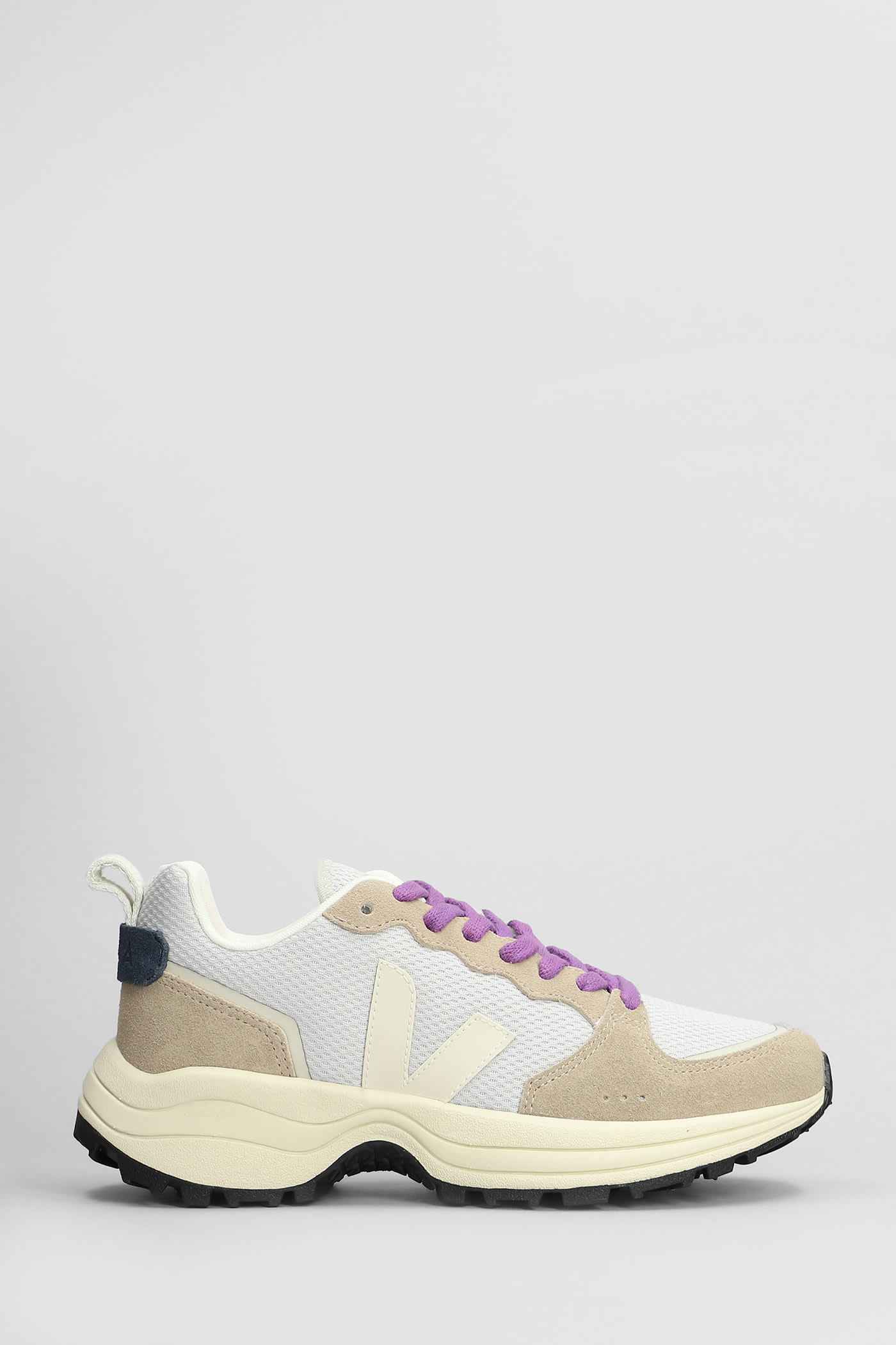 Venturi Ii Sneakers In Grey Suede And Fabric