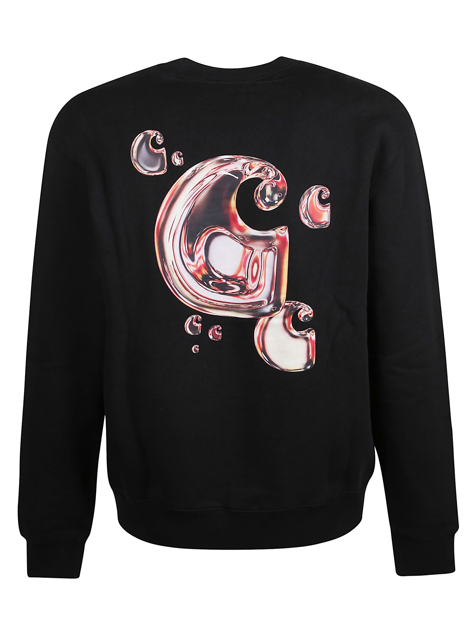 Carhartt Solar Chrome Sweatshirt In Black