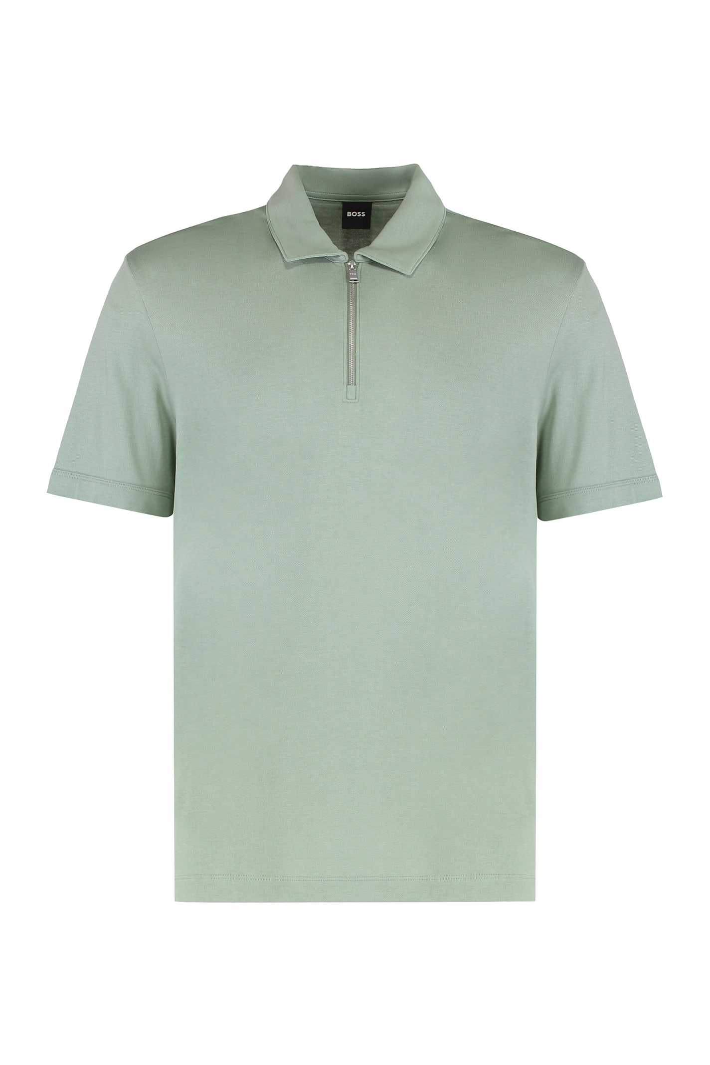 Hugo Boss Short Sleeve Polo Relaxed Fit In Green