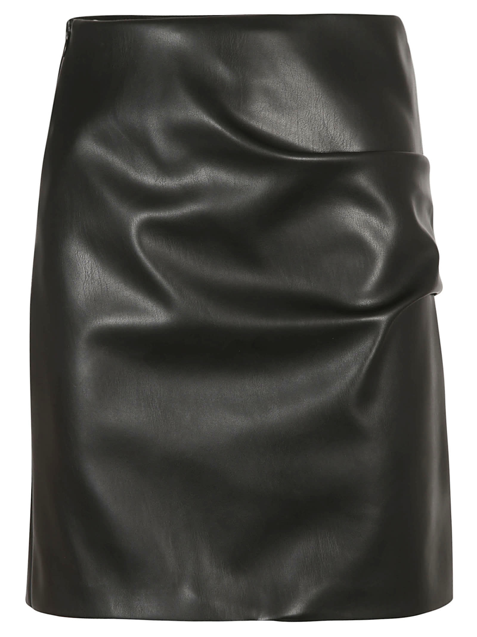 Patou Iconic Faux Leather Skirt