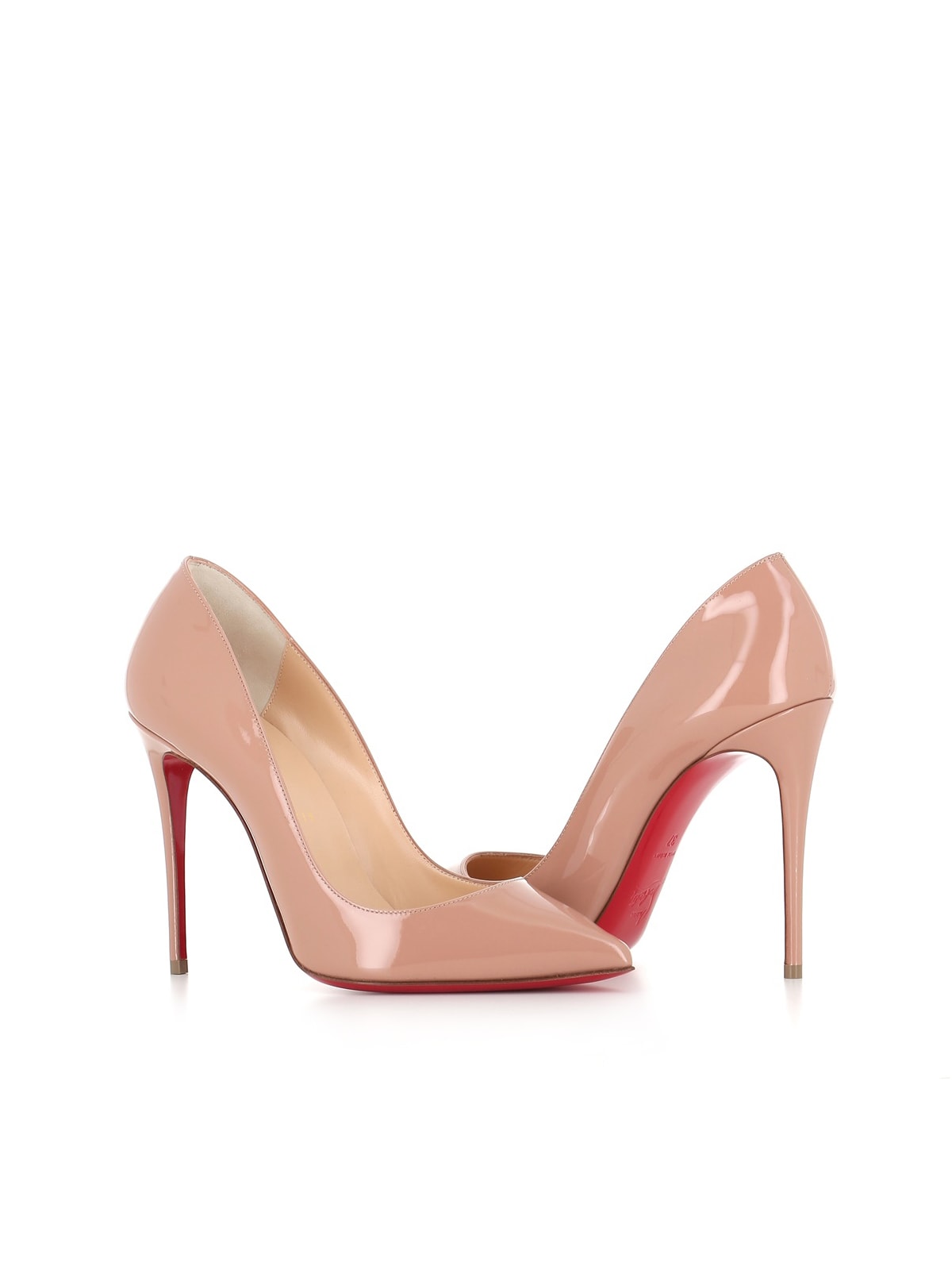 Shop Christian Louboutin Décolleté Pigalle Follies In Nude