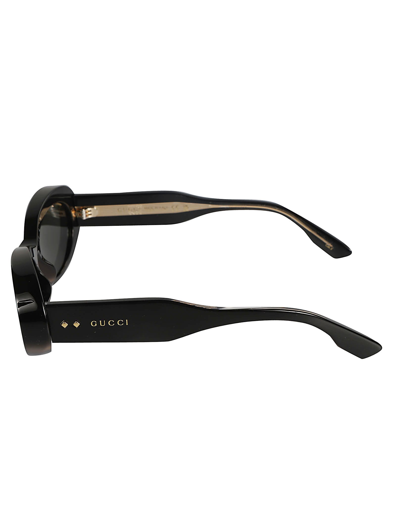 GUCCI OVAL THICK SUNGLASSES 