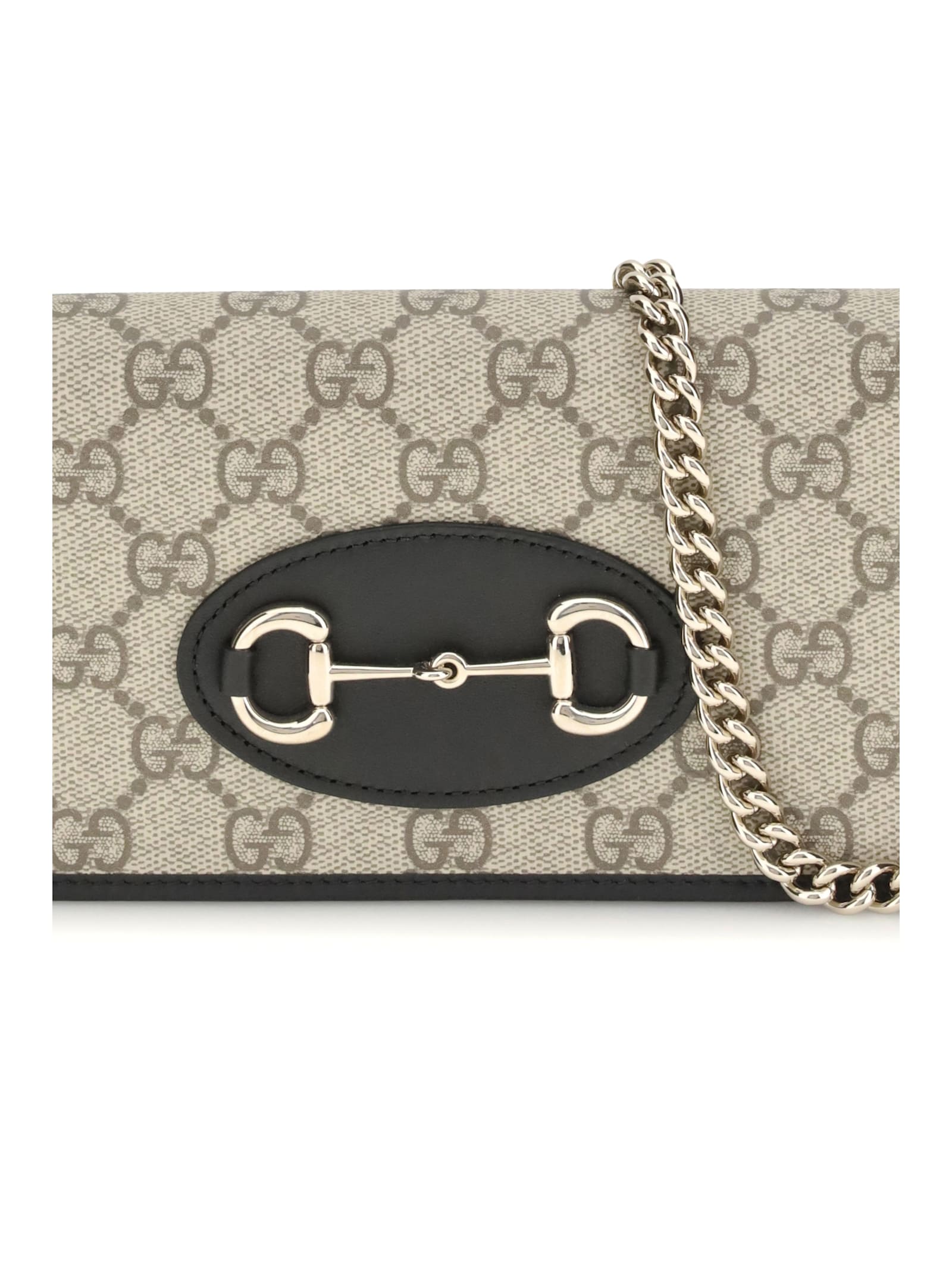 Gucci Horsebit Wallet In Gray