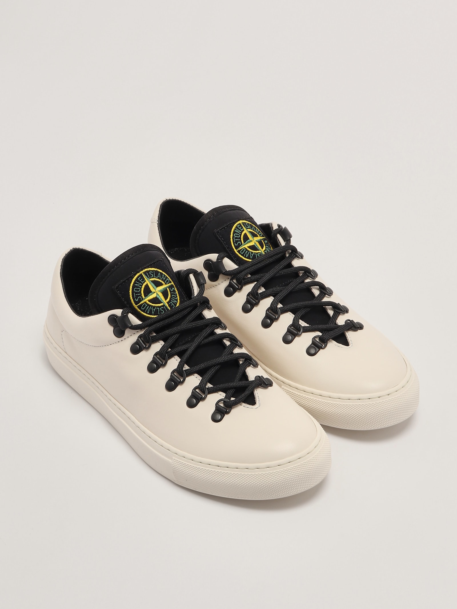 Shop Stone Island Sneaker Sneaker In Bianco