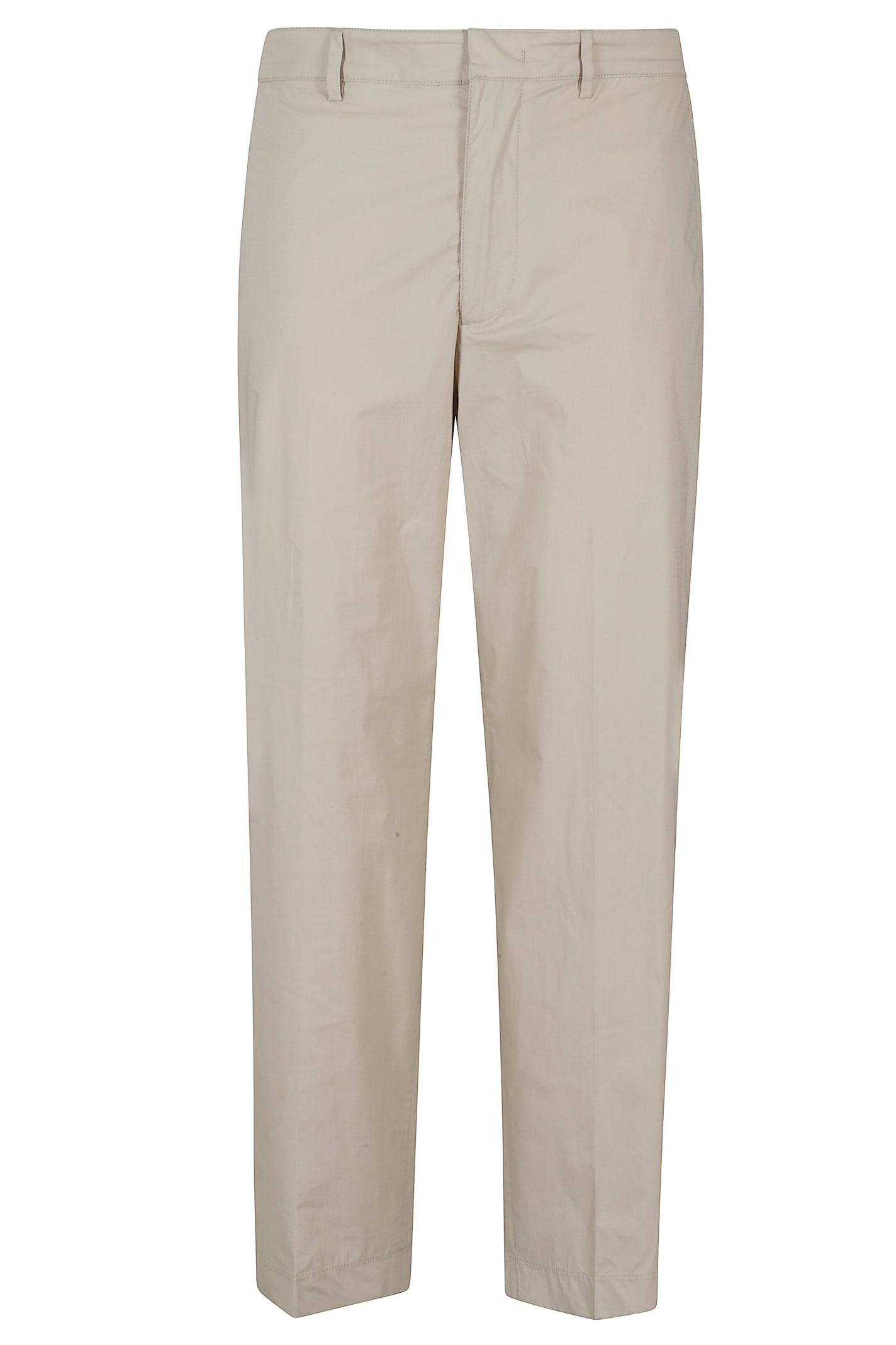 E-motion Chino Gamba Ampia Popeline