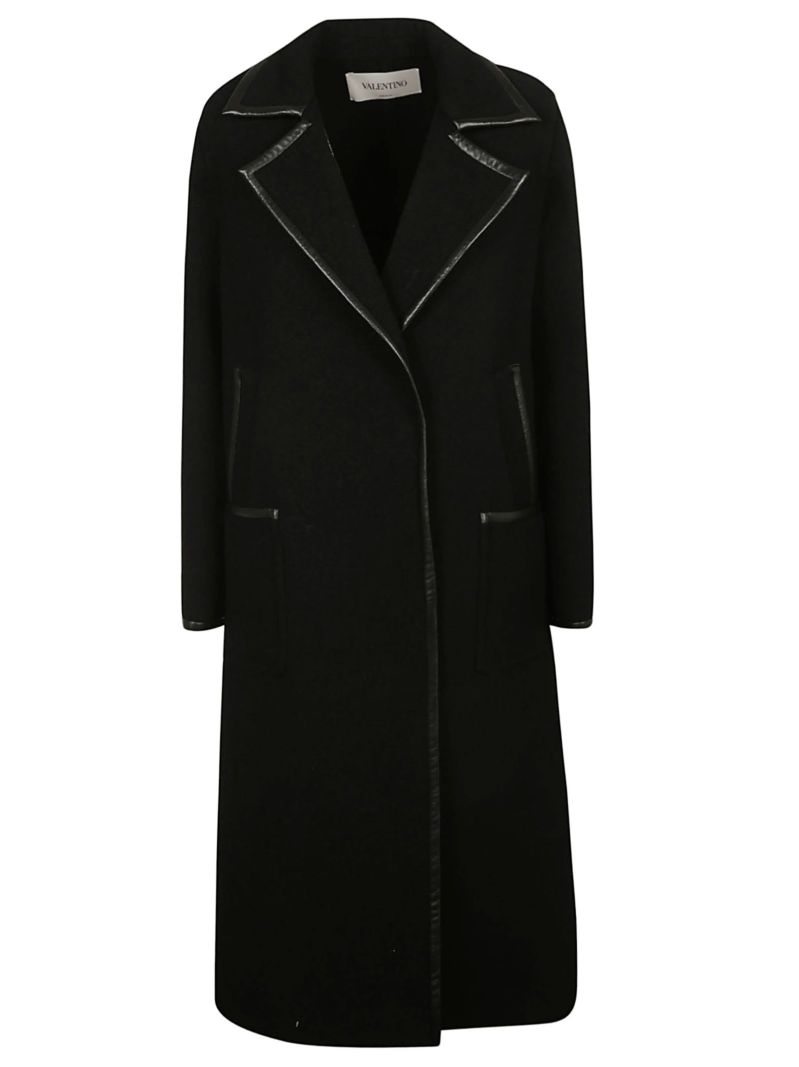 Valentino Buttoned Long Coat