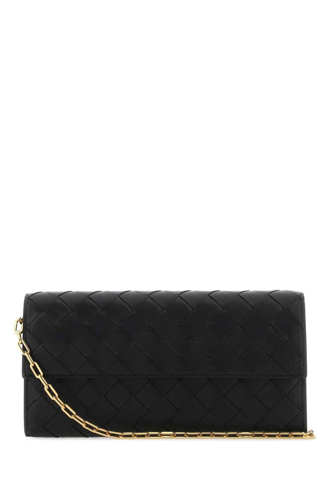 Bottega Veneta Woven Fold-over Shoulder Bag