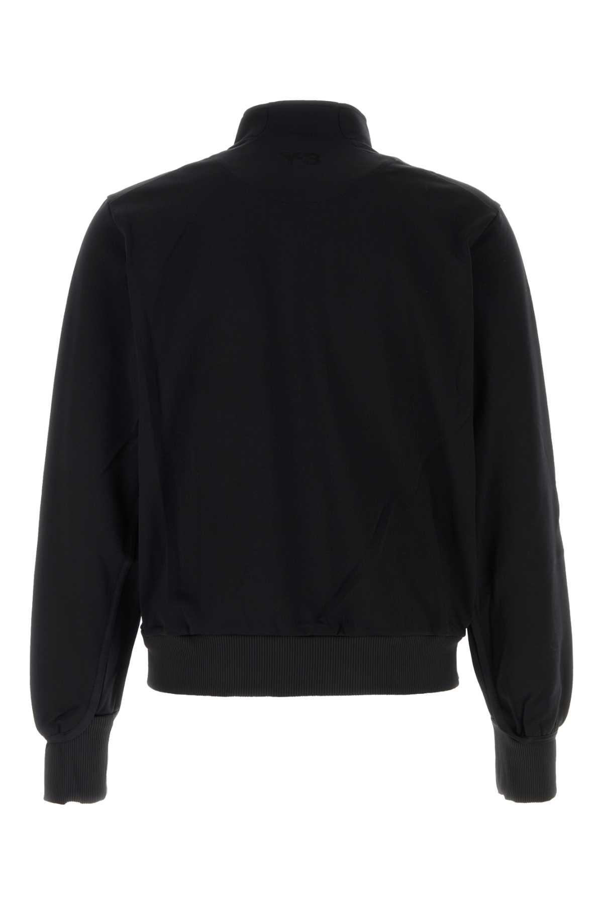 Shop Y-3 Black Nylon Sweatshirt