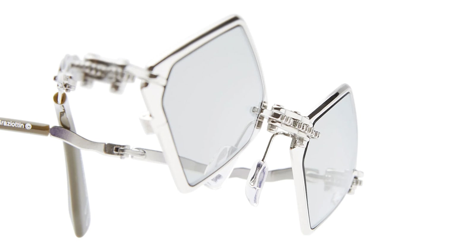 Kuboraum Mask H80 Si - Silver Sunglasses In Silver