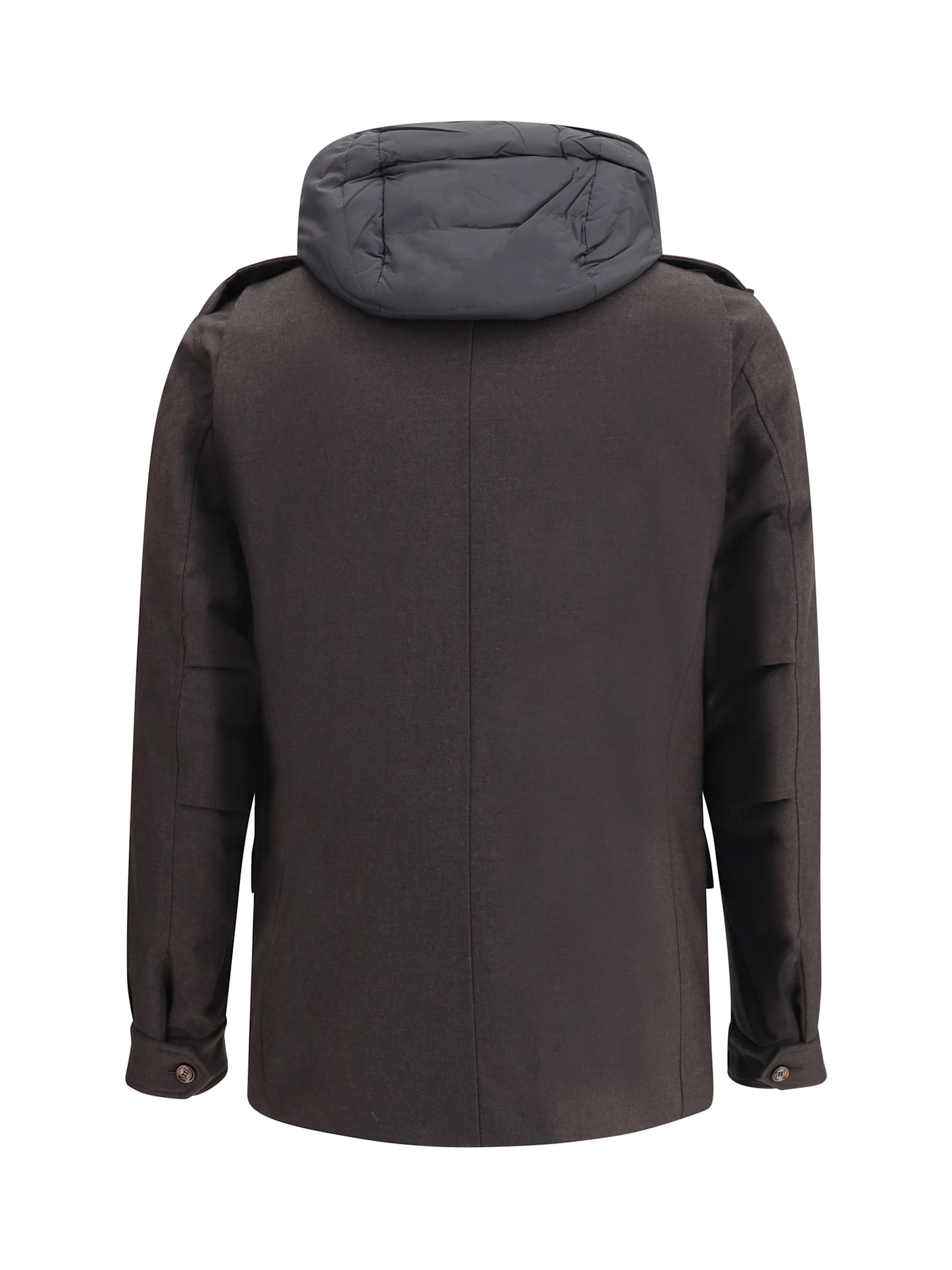Moorer Down Jacket In Brown
