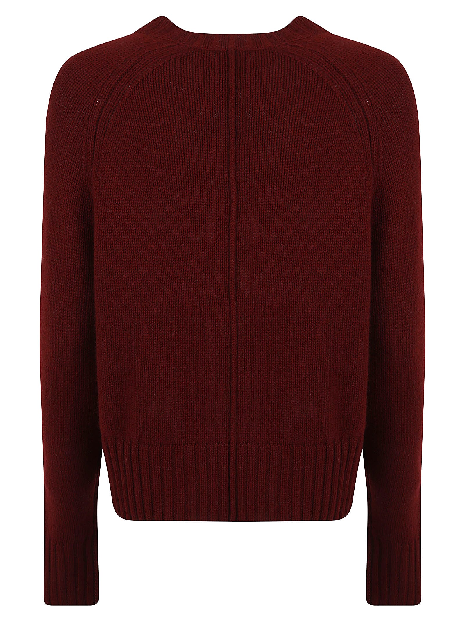 Shop Allude Round Neck Jumper In Valentine