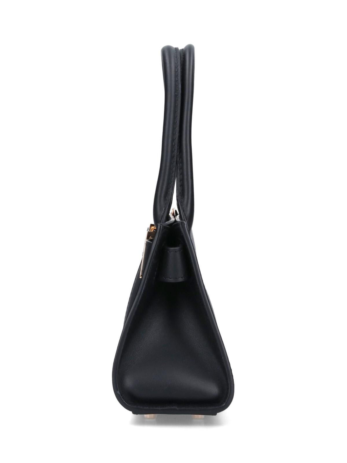 Shop Versace Medusa 95 Shopper Handbag In Black