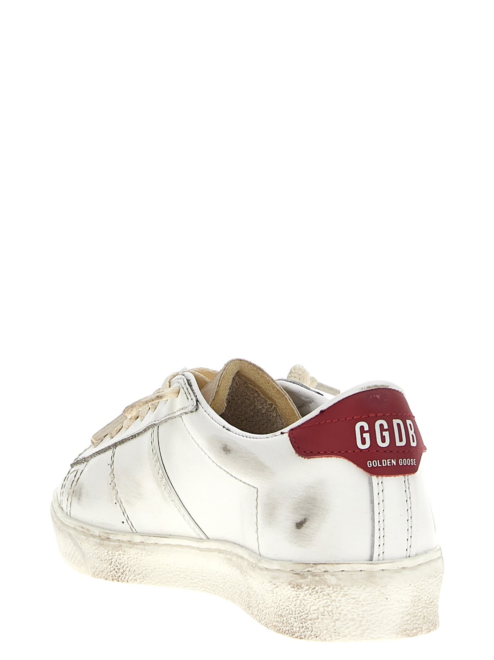 Golden Goose Classic Low-top Trainers With Smooth Leather Upper In Red