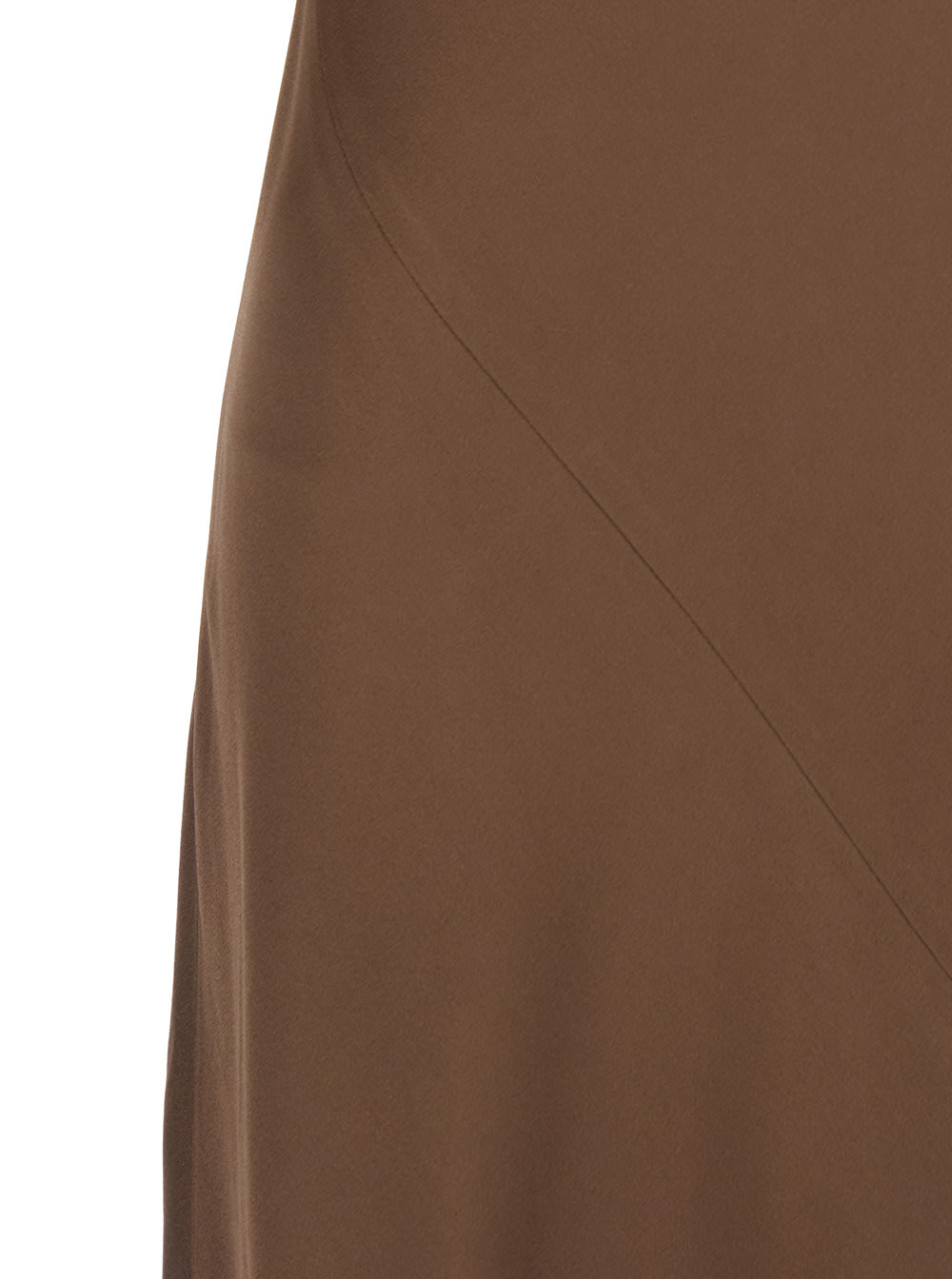 Antonelli Mara Cowl-neck Maxi Dress In Brown