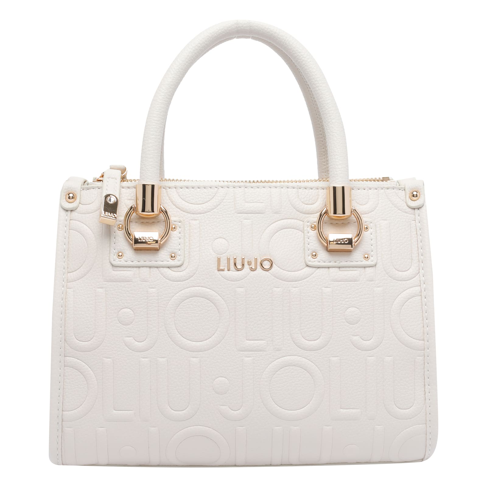 Liu •jo Logo-embossed Tote Bag In White