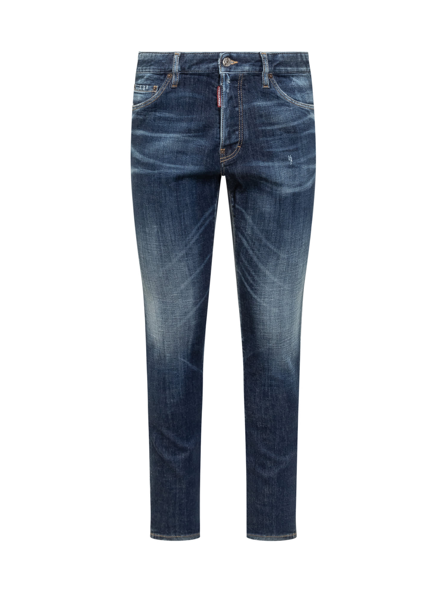 Shop Dsquared2 Cool Guy Jeans In Navy Blue