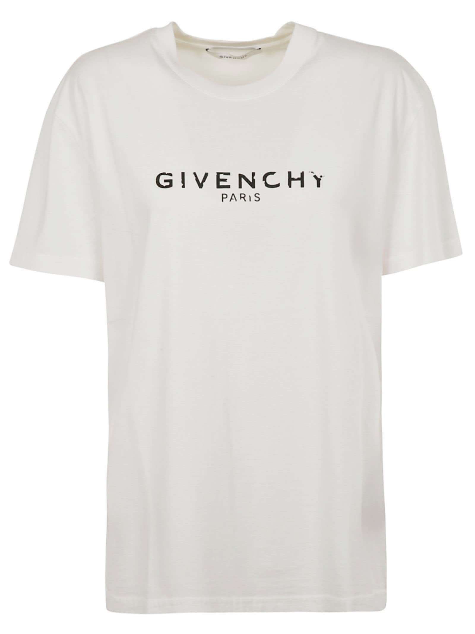 Givenchy Contrast Logo T Shirt