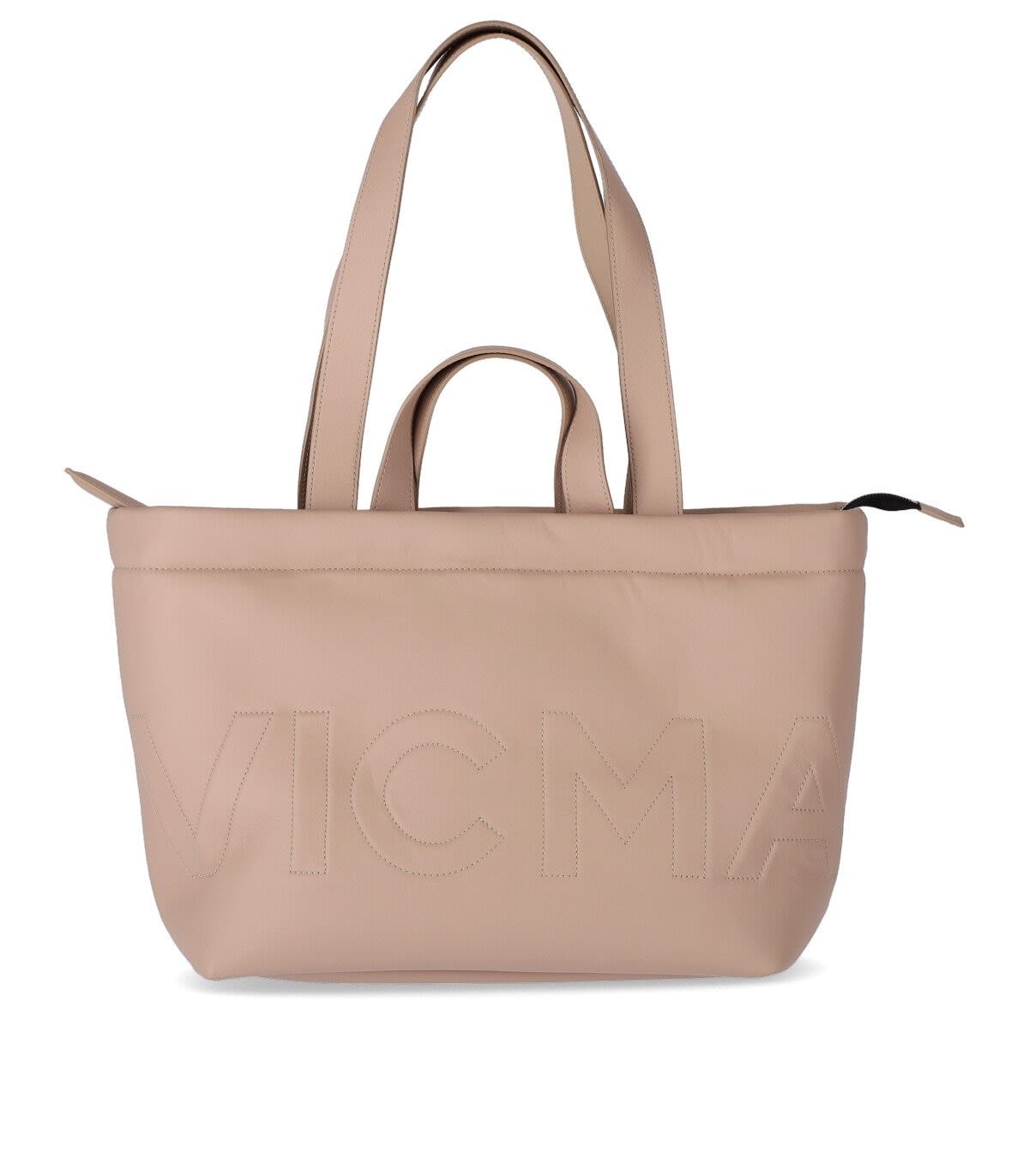 Vic Matié Lottoplus Dove Grey Shopping Bag