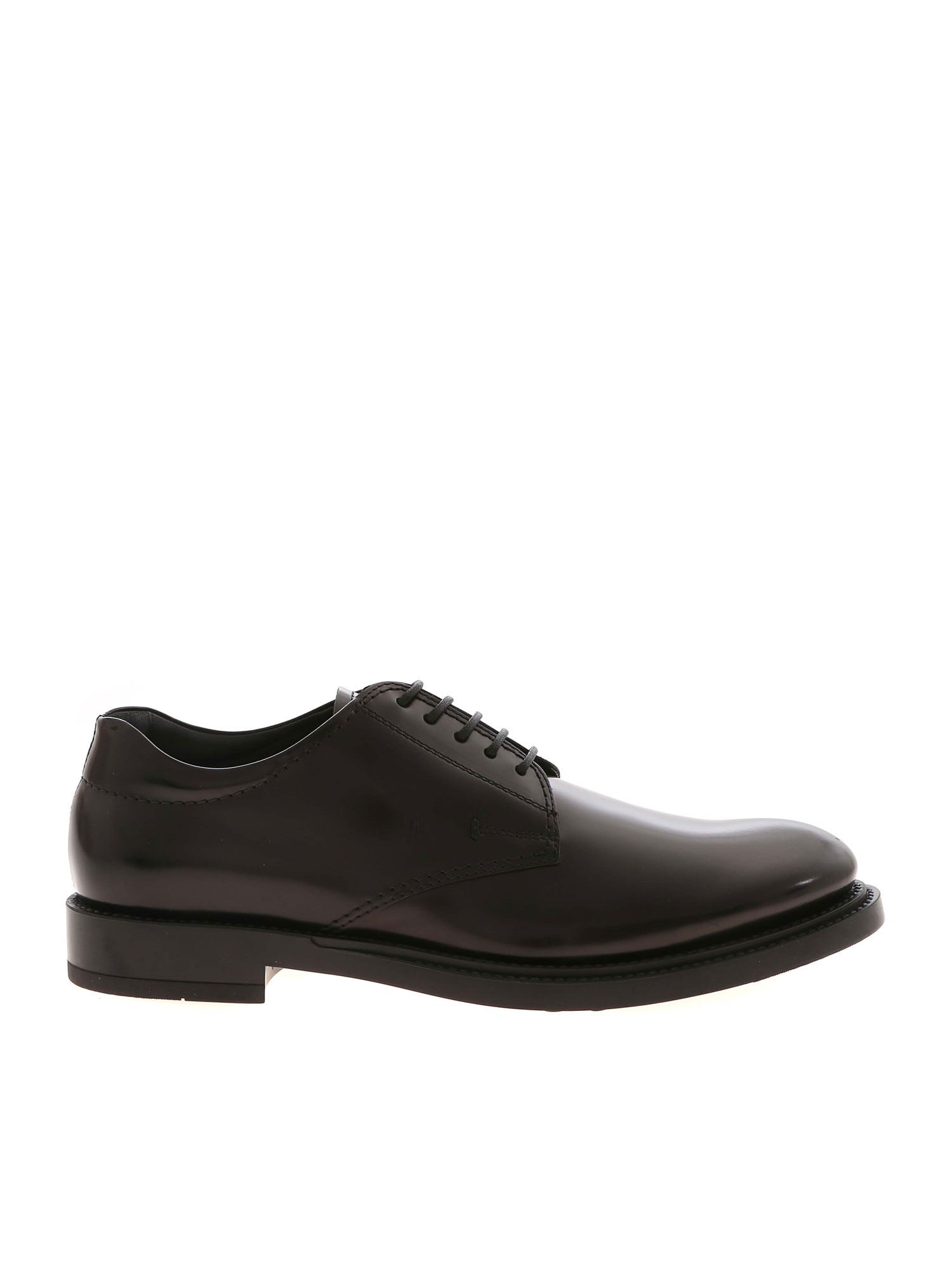 Tods Black Lace-ups In Leather