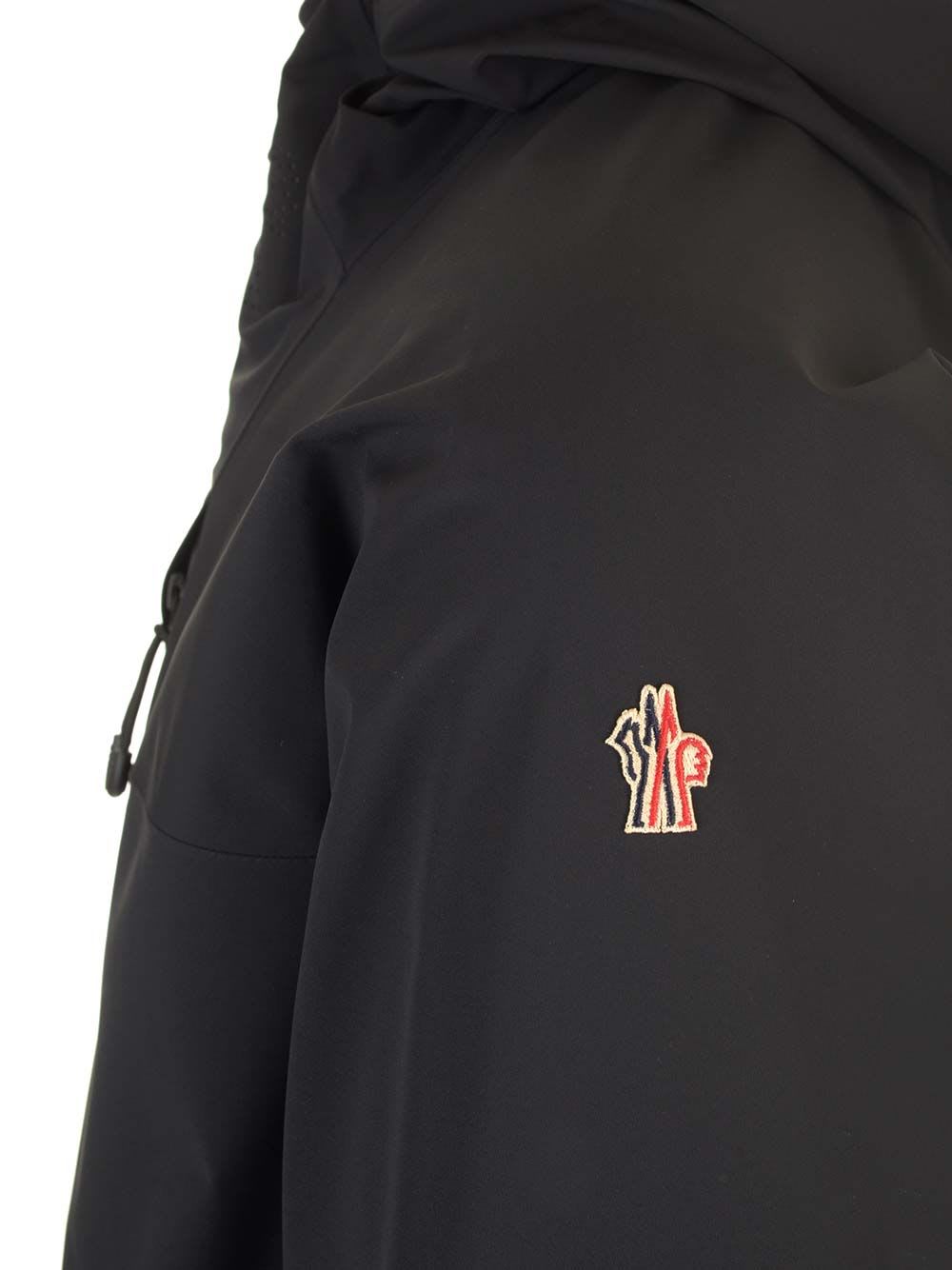 Shop Moncler Shell Jacket With Hood Orden In Black