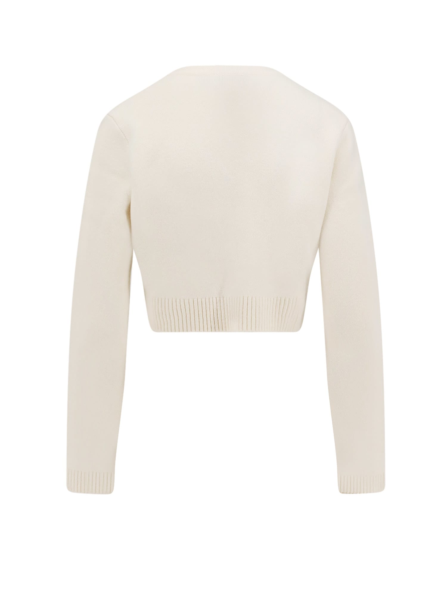 Self-portrait Wool-blend Embellished Sweater In Neutral