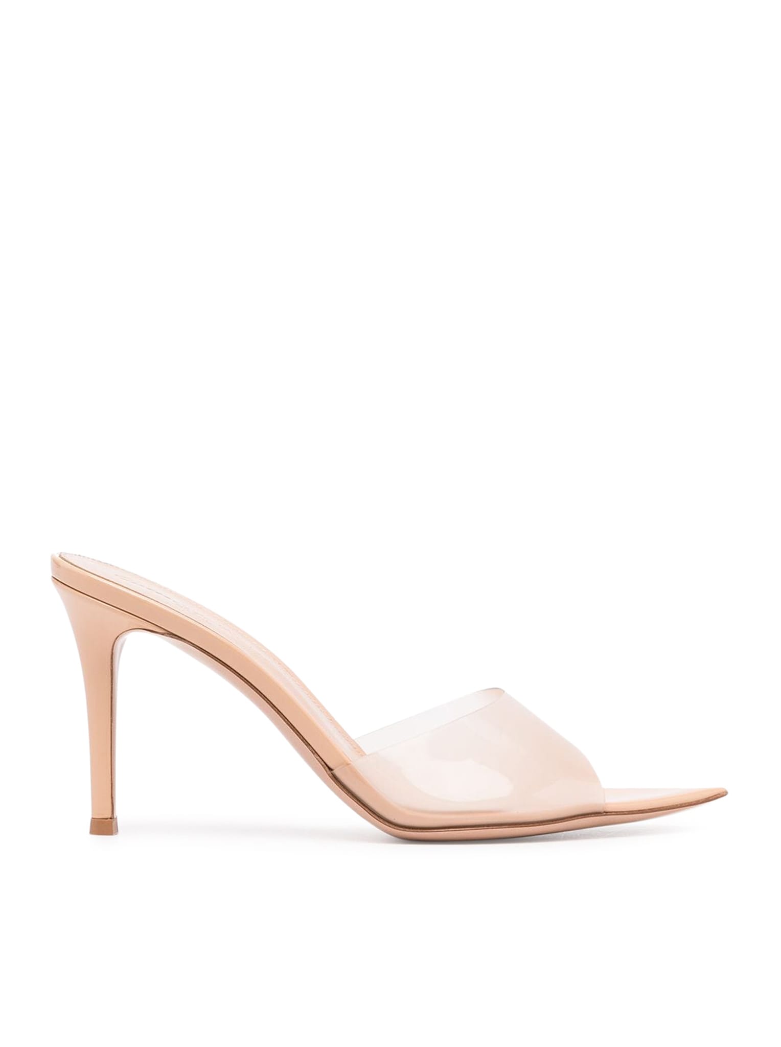 GIANVITO ROSSI ELLE 85 GLASS+VERNICE