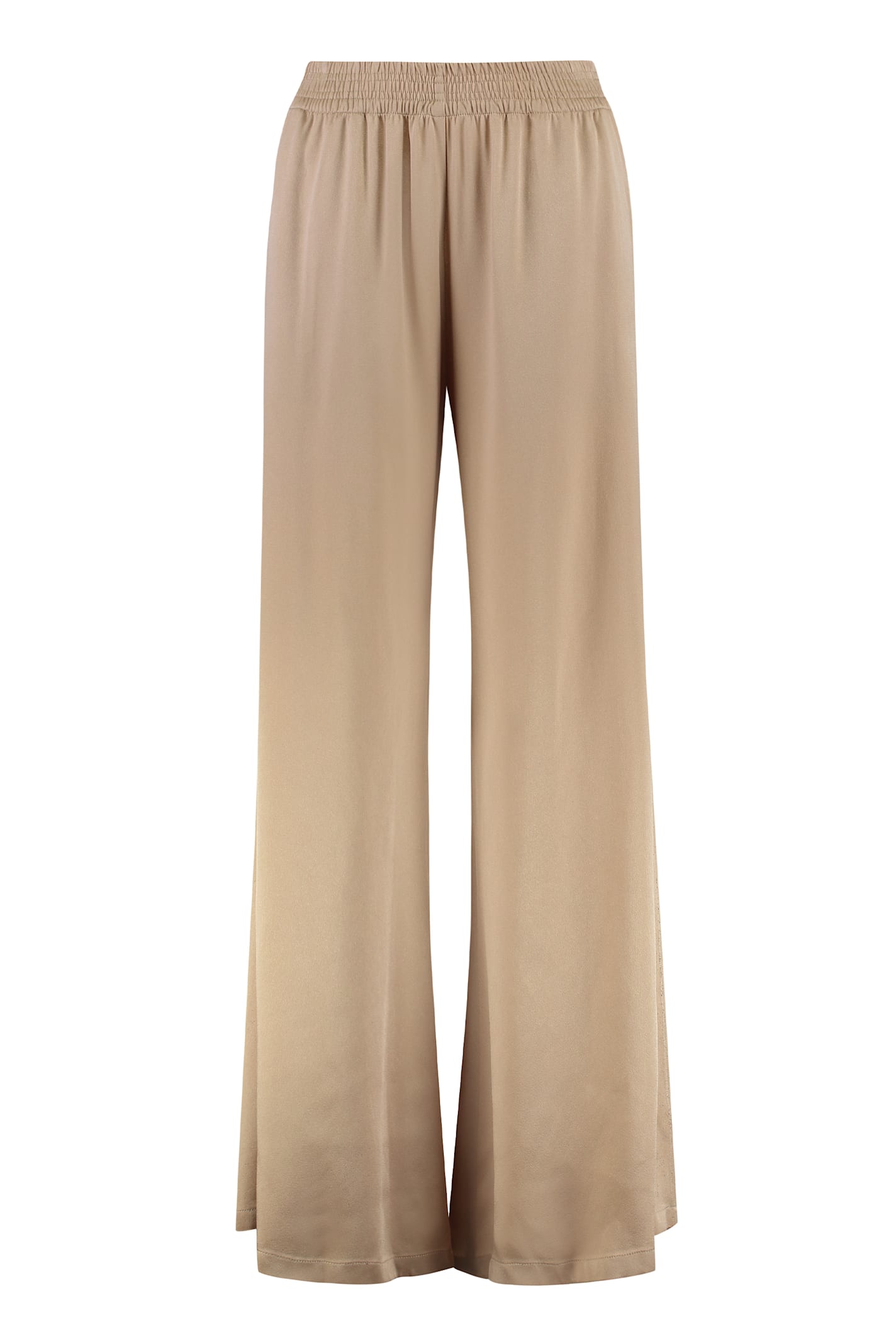 High-waist Wide-leg Trousers