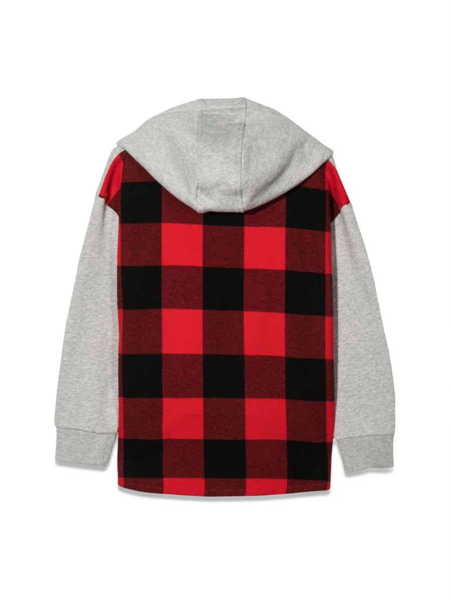 Woolrich Check Sweatshirt In Grey