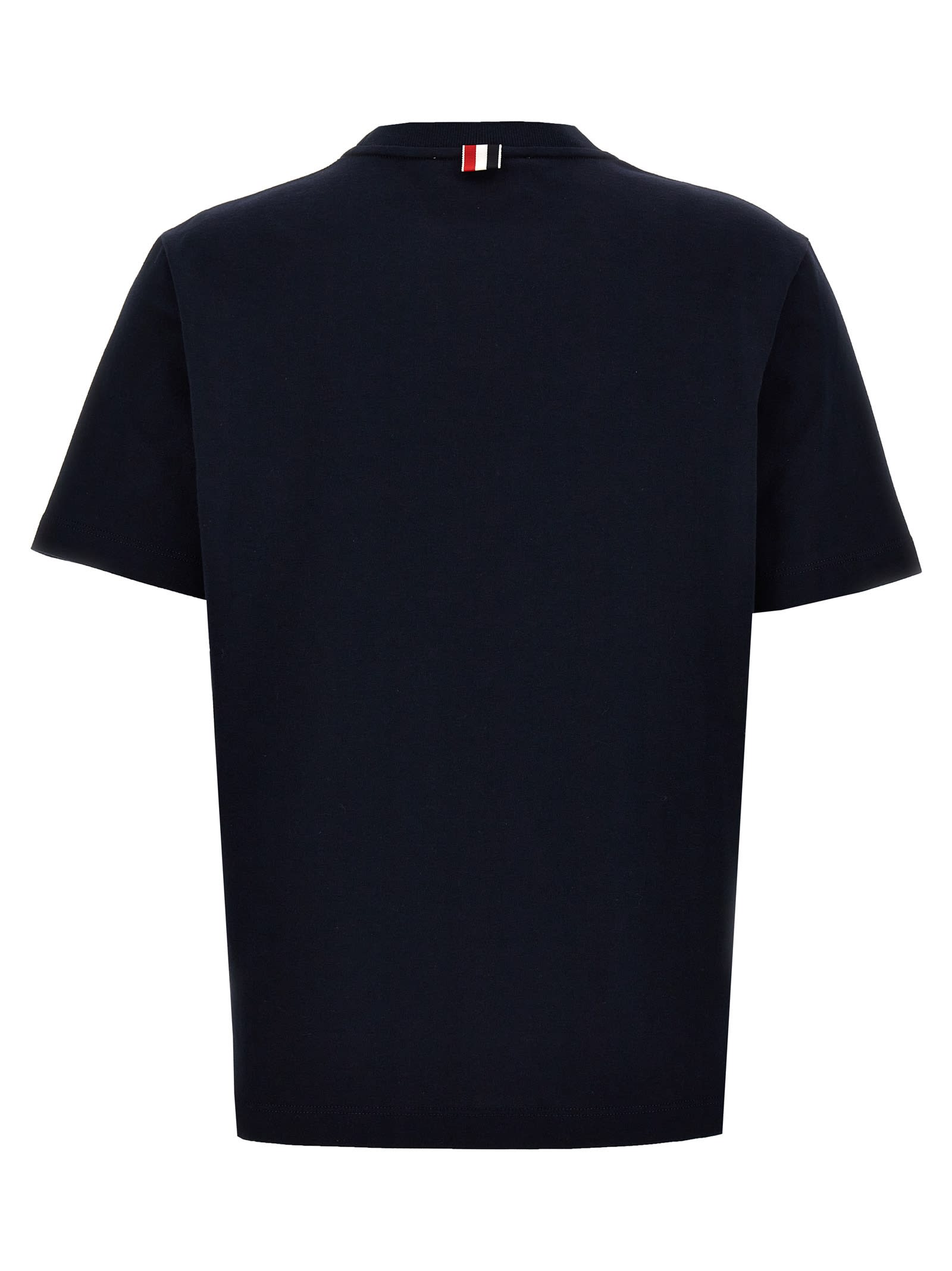 Shop Thom Browne Hector With A Hat T-shirt In Blue