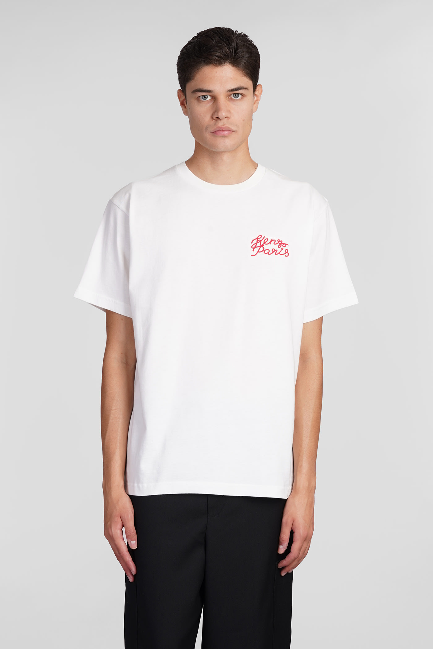 Shop Kenzo T-shirt In White Cotton