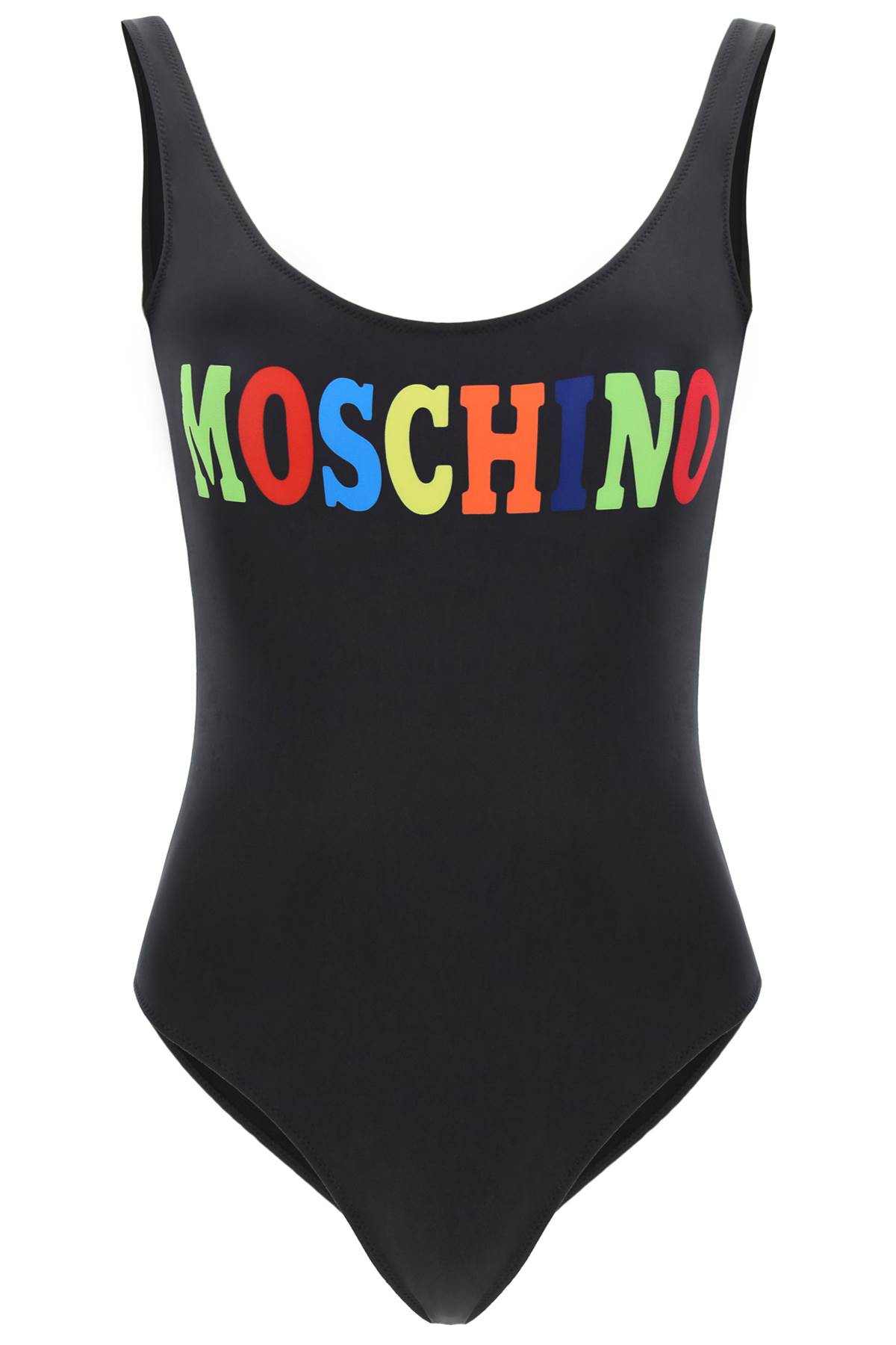 Moschino Multicoloured Logo Swimsuit