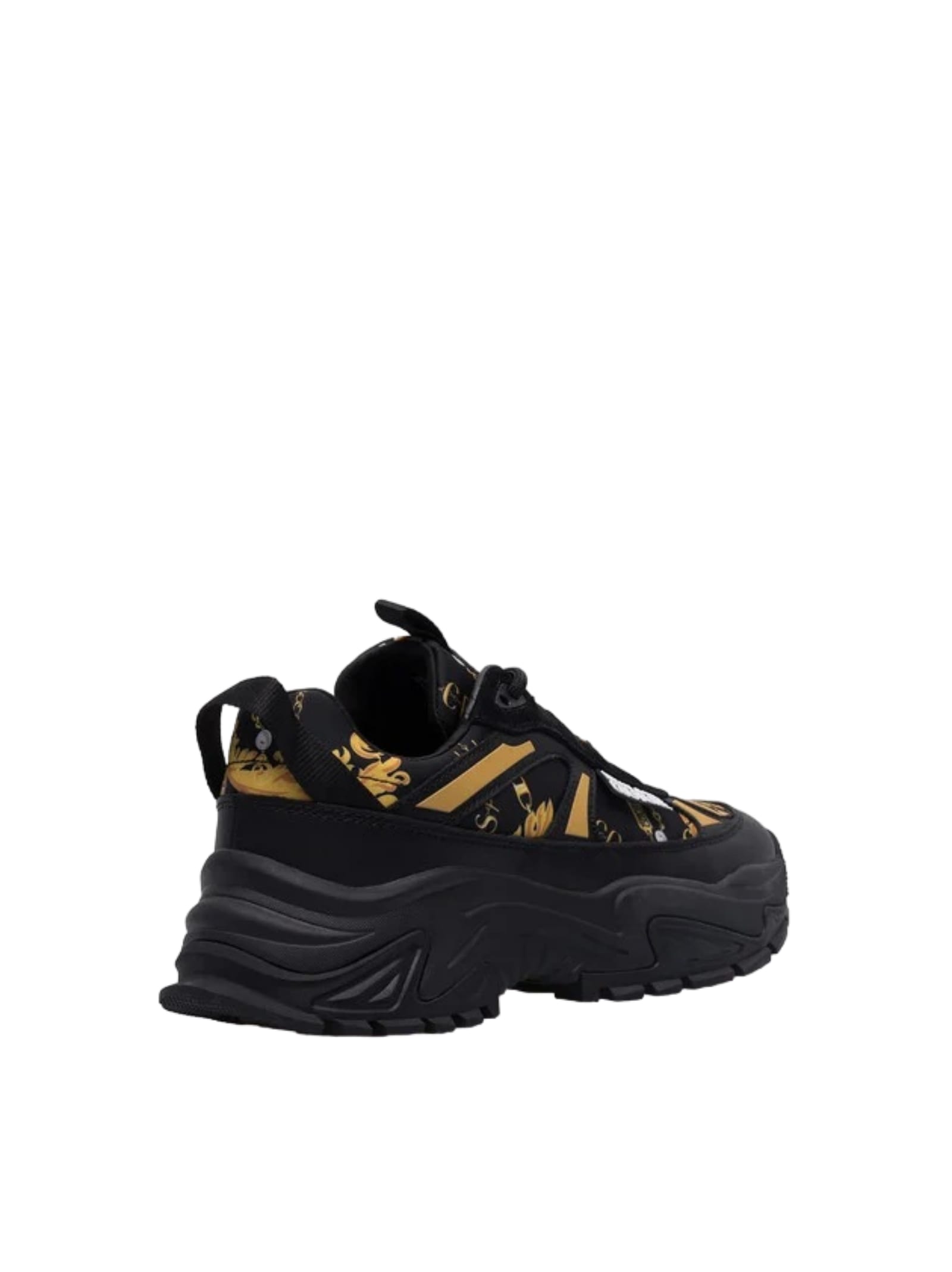 Shop Versace Jeans Couture Sneakers Black And Gold