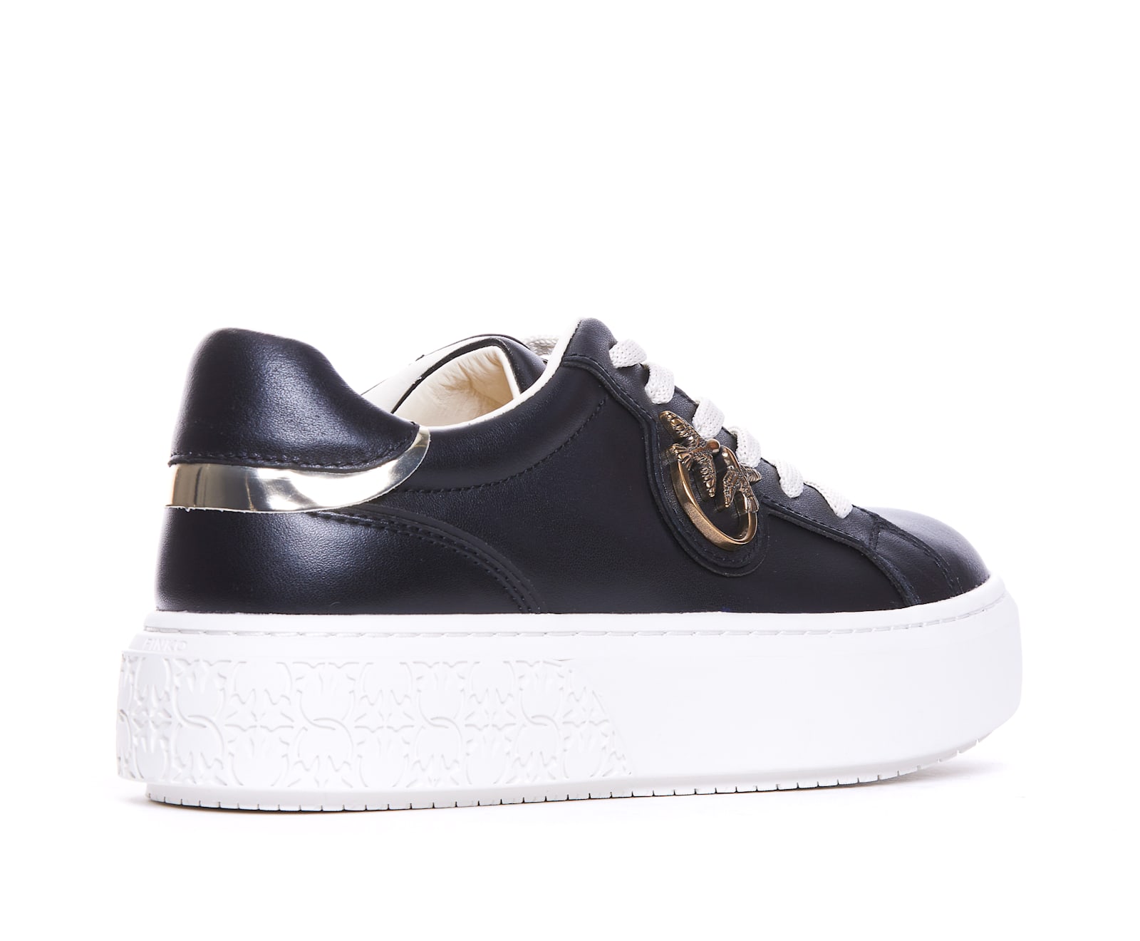 Shop Pinko Yoko Sneakers In Black