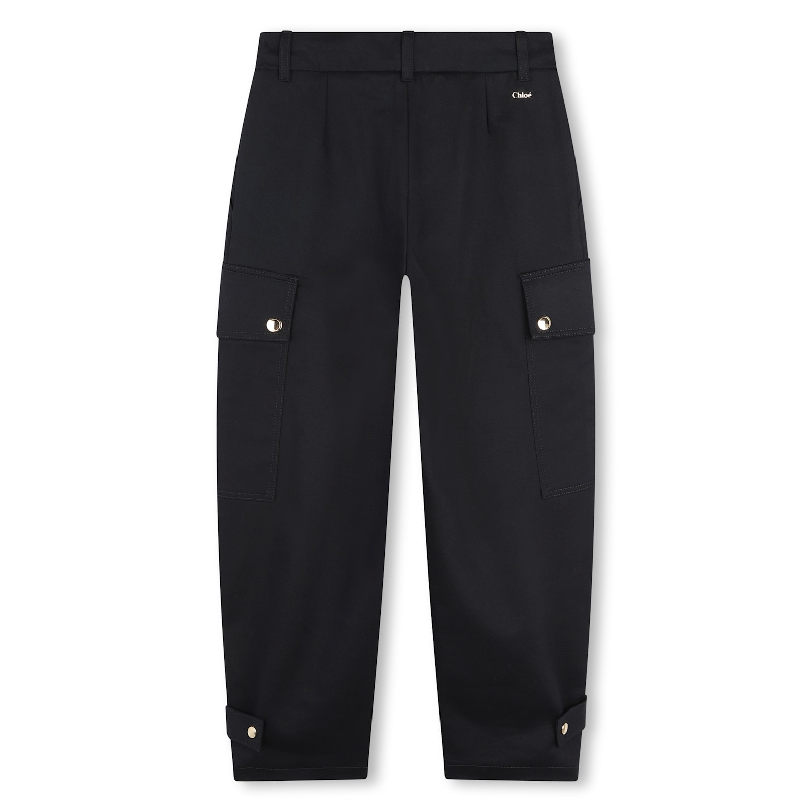 Shop Chloé Pants Cargo In Blue