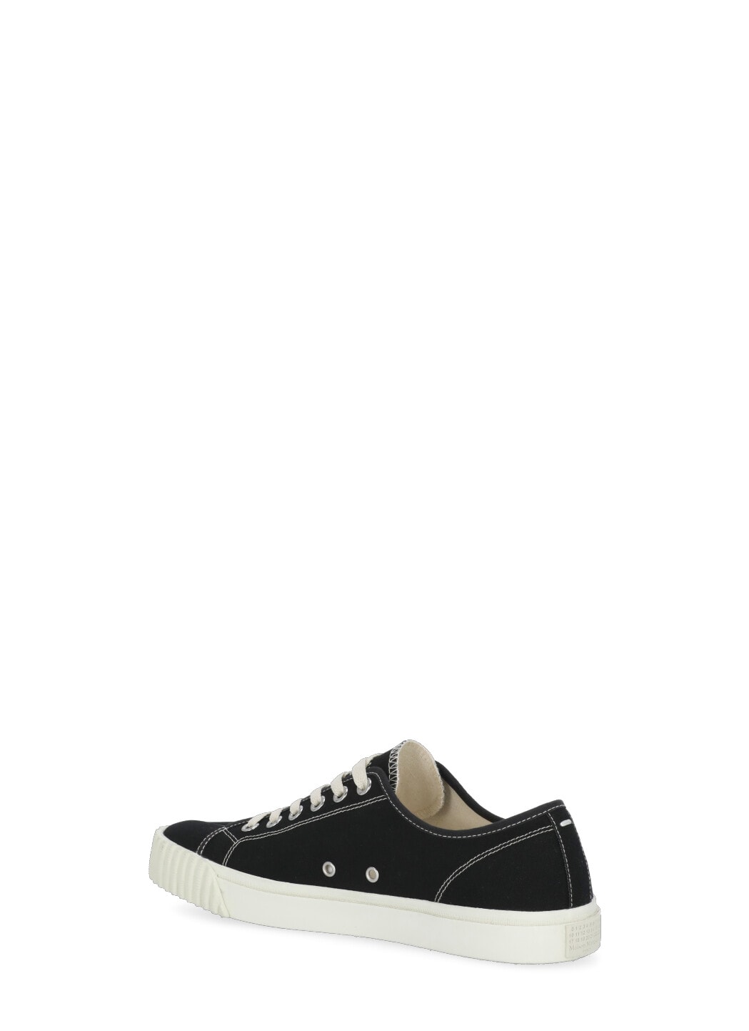 Shop Maison Margiela Tabi Sneakers In Black