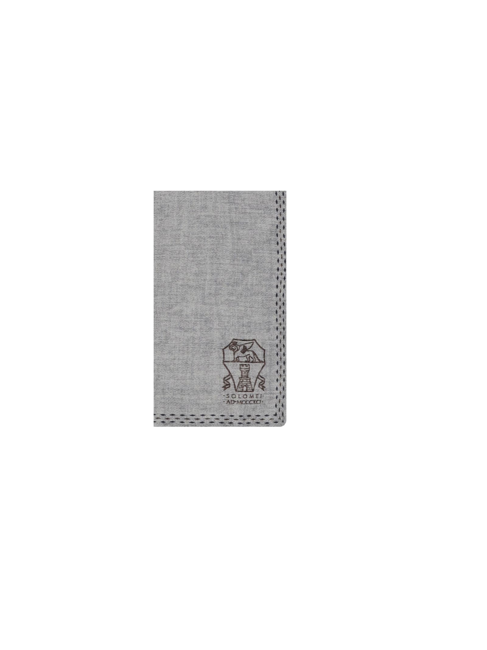 Shop Brunello Cucinelli Pocket Tissue In Grey