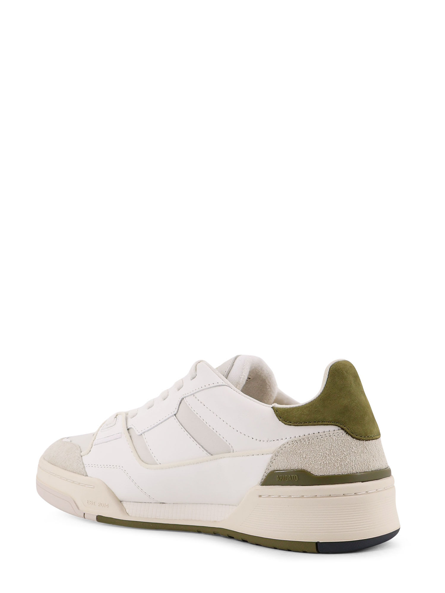 Axel Arigato Caly Low-top Leather And Suede Sneakers In White