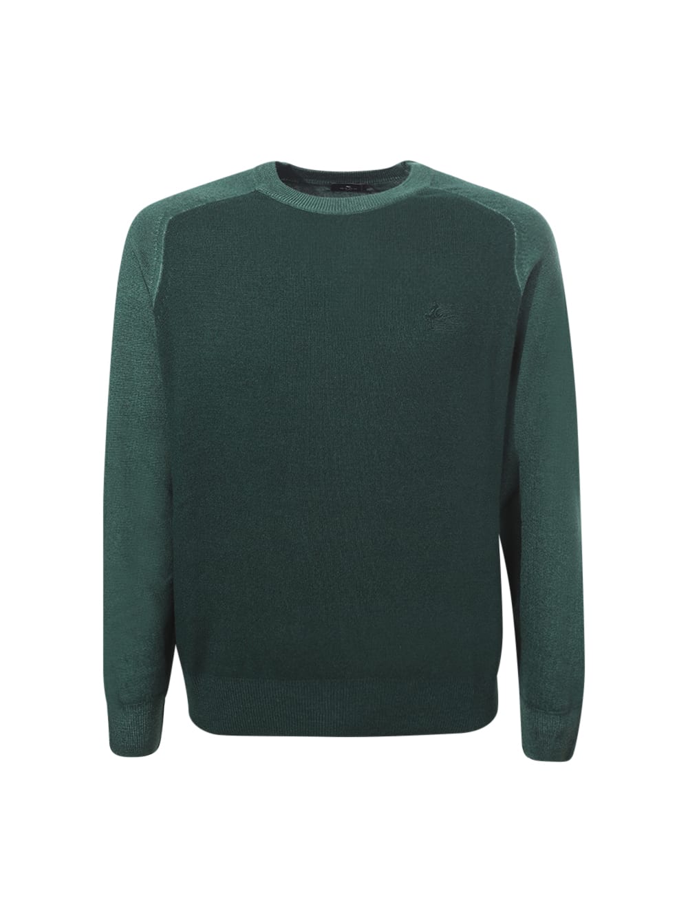 Shop Etro Crew Neck Sweater In Green