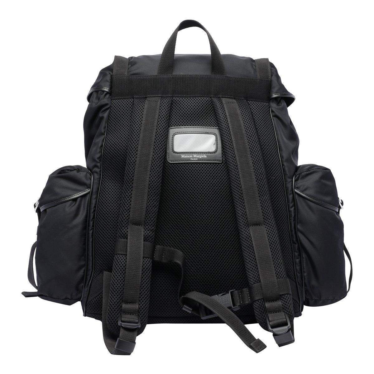 Shop Maison Margiela High Tech Xl Backpack In Black