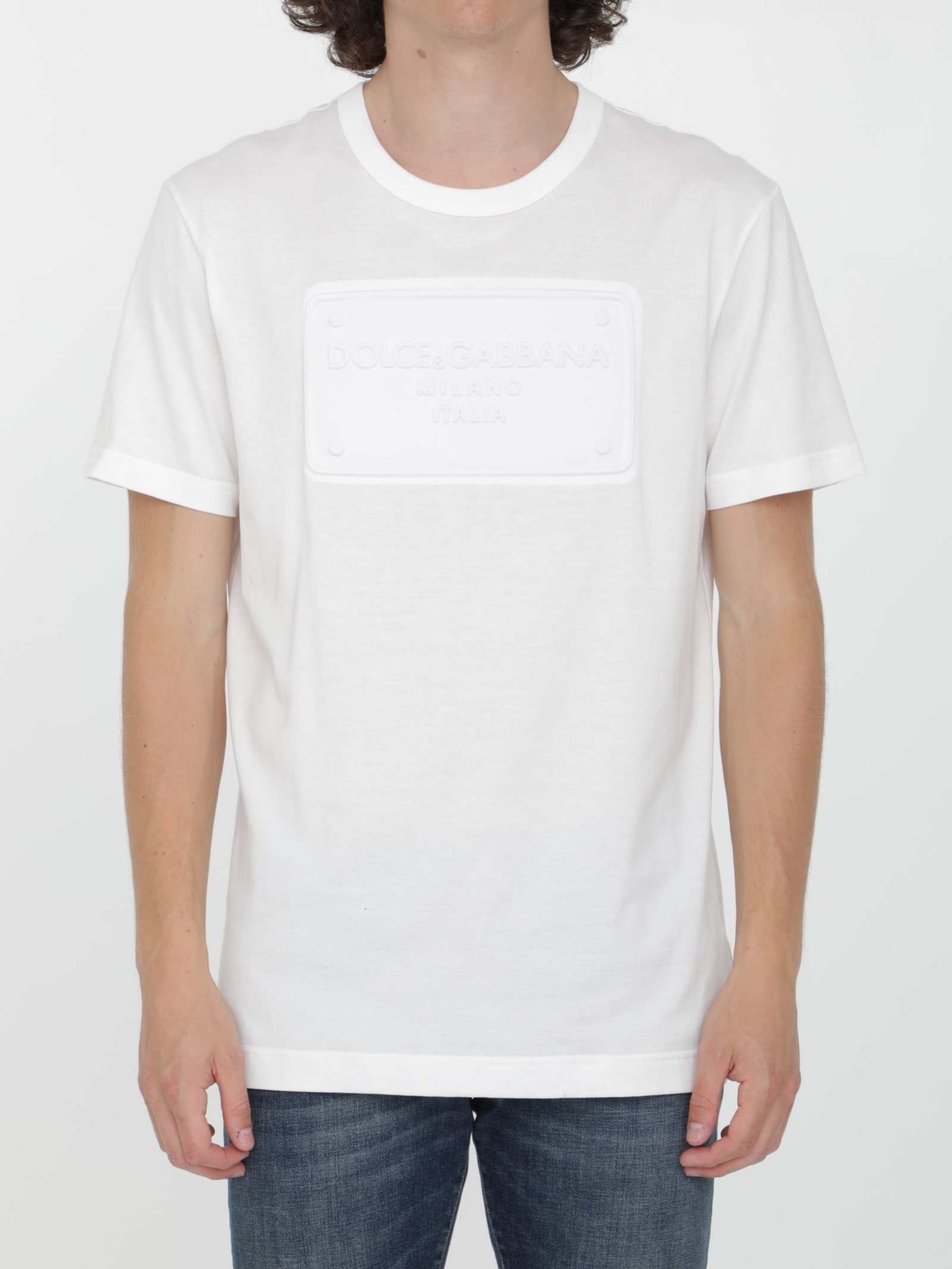 Dolce & Gabbana White T-shirt With Logo