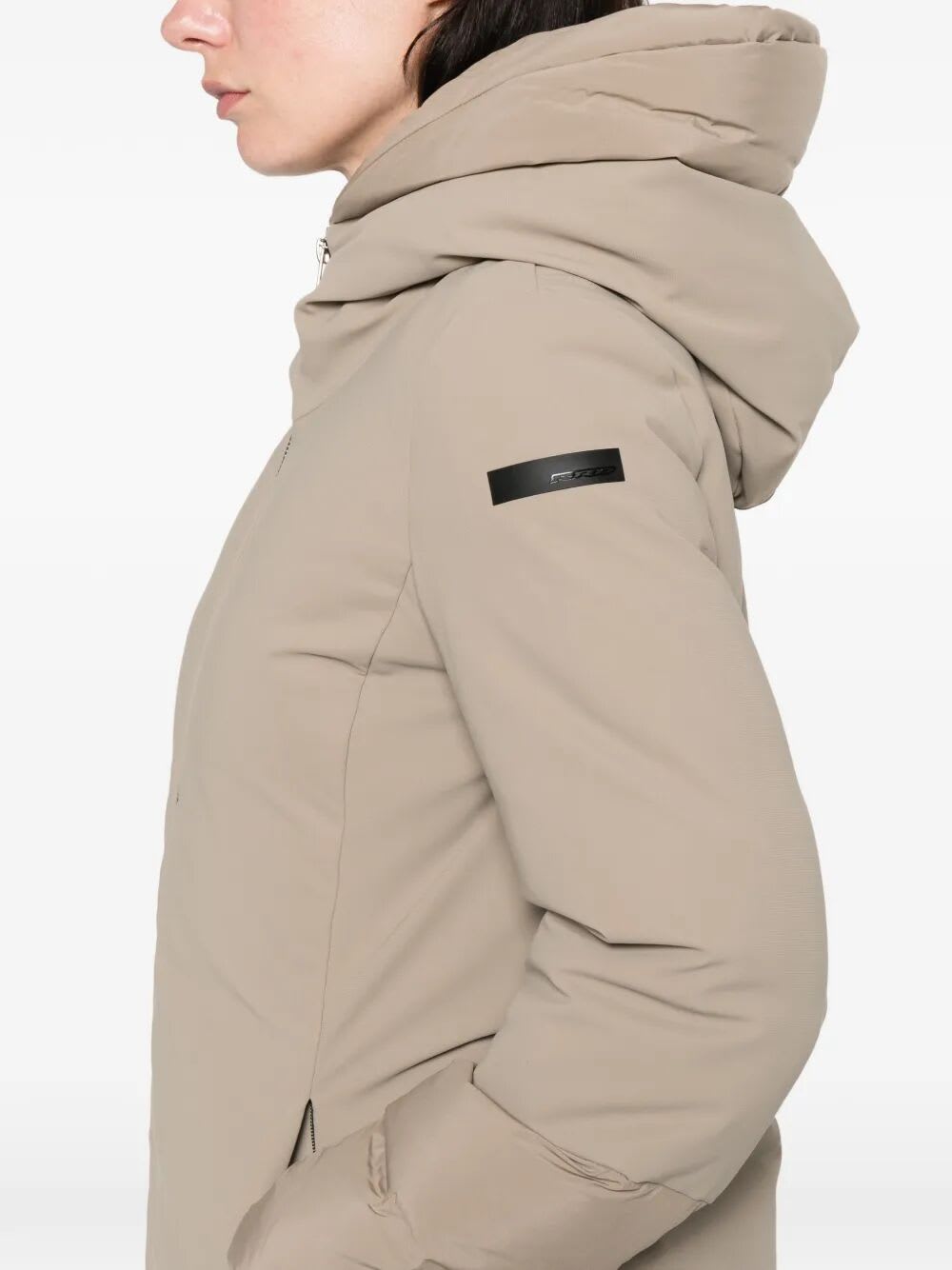 Rrd - Roberto Ricci Design Surflex Winter Hybrid Long Wom Jkt In Brown