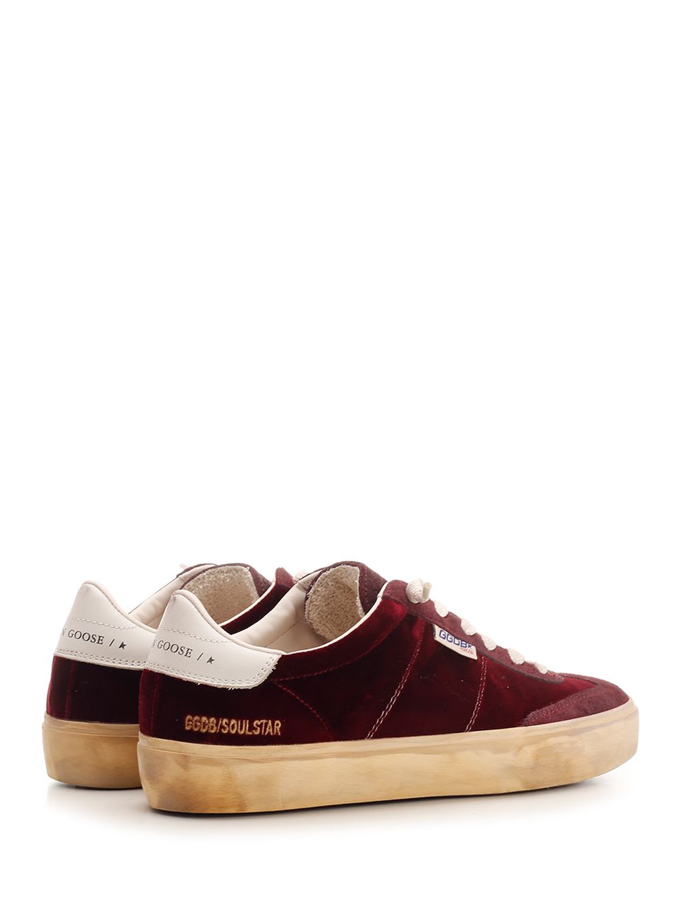 Shop Golden Goose New Soul Star Sneakers In Bordeaux